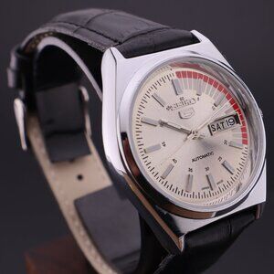 Vintage Seiko 5 Automatic 6309A Japanese Movement 17J D/D Men's Wrist Watch